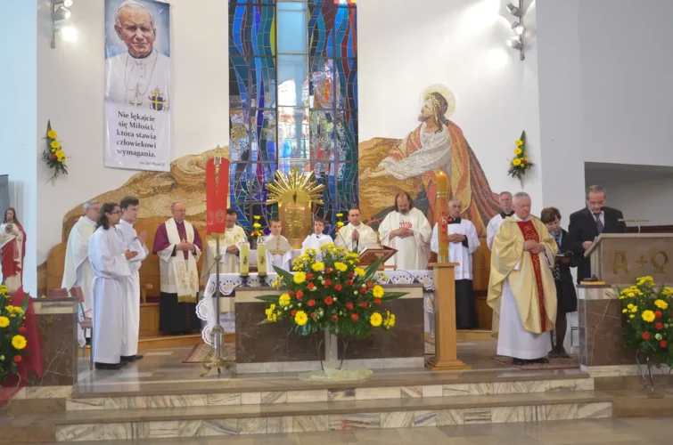 Ksiądz Kanonik Józef Brzozowski złoty jubileusz kapłaństwa Parafia Poniatowa