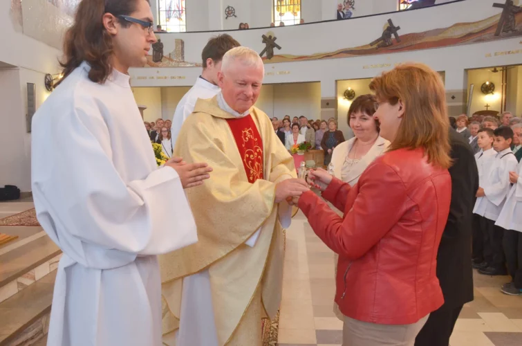 Ksiądz Kanonik Józef Brzozowski złoty jubileusz kapłaństwa Parafia Poniatowa