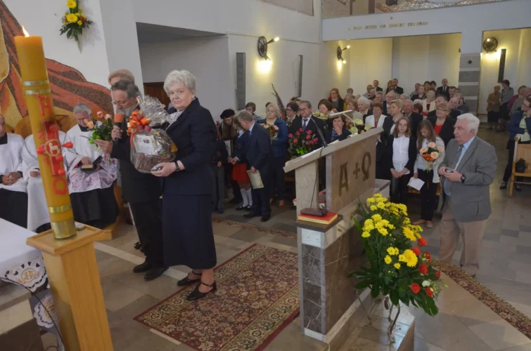 Ksiądz Kanonik Józef Brzozowski złoty jubileusz kapłaństwa Parafia Poniatowa