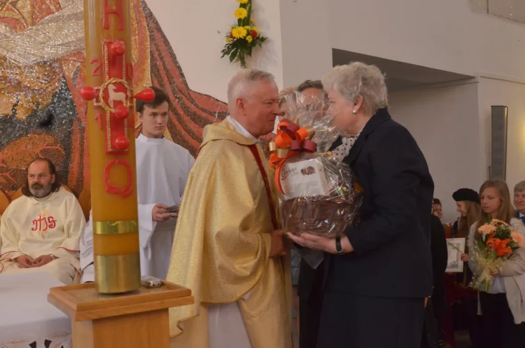 Ksiądz Kanonik Józef Brzozowski złoty jubileusz kapłaństwa Parafia Poniatowa