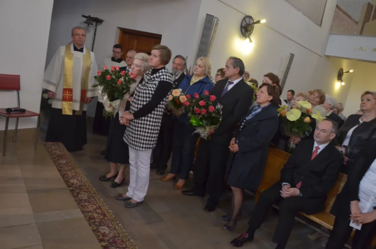 Ksiądz Kanonik Józef Brzozowski złoty jubileusz kapłaństwa Parafia Poniatowa