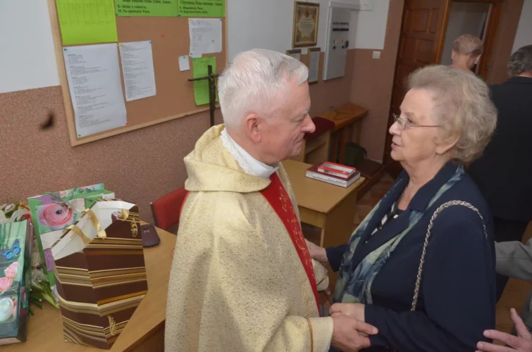 Ksiądz Kanonik Józef Brzozowski złoty jubileusz kapłaństwa Parafia Poniatowa