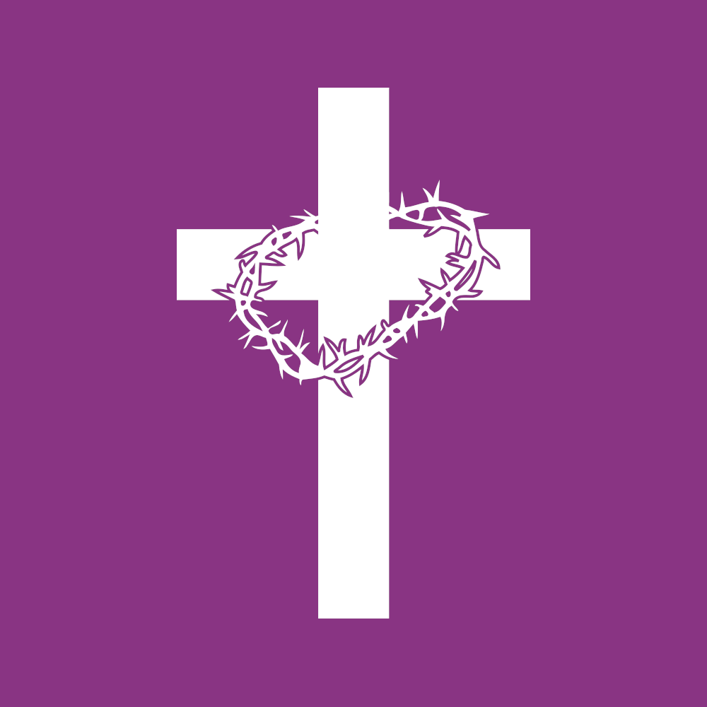 Parafia Poniatowa Rekolekcje Wielkopostne Wielki Post krzyż korona cierniowa grafika