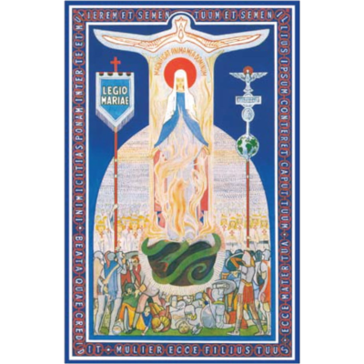 Legion Maryi logo Parafia Poniatowa