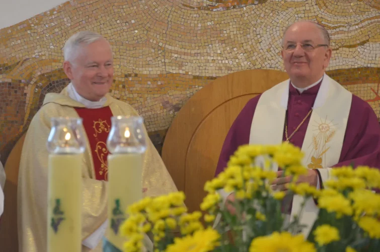 Ksiądz Kanonik Józef Brzozowski złoty jubileusz kapłaństwa Parafia Poniatowa