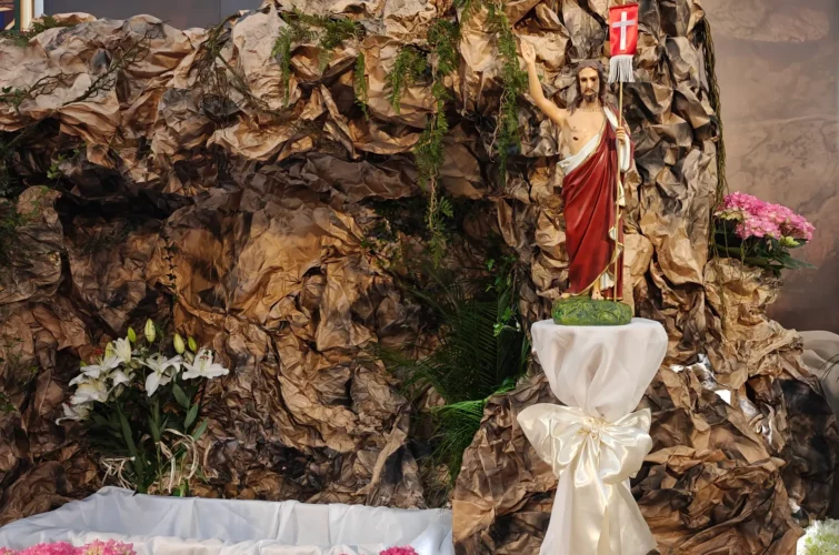 Rezurekcja 2026 Msza Święta procesja rezurekcyjna Niedziela Wielkanocna Zmartwychwstanie Pańskie Wielkanoc 2026 Parafia Poniatowa foto 26