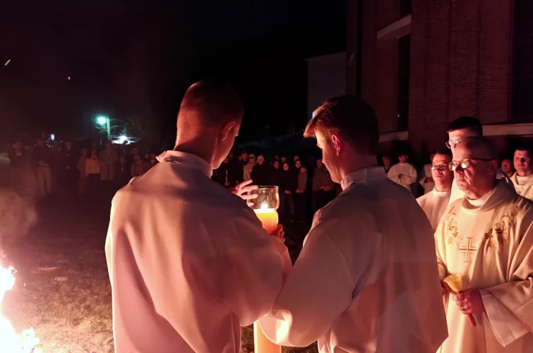 Wielka Sobota 2026 Wigilia Paschalna liturgia Msza Święta Triduum Paschalne 2026 Parafia Poniatowa foto 5